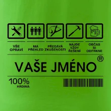 Vaše jméno - čárový kód