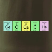 Geocache - periodická tabulka