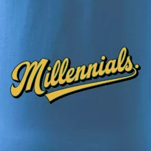 Generace Y - Millennials žlutý nápis