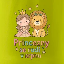 Dětský obrázek - princezny se rodí v srpnu