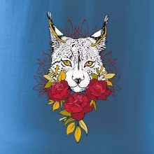 Rys s červenými růžemi  (Pecka design)