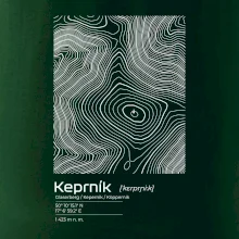 Keprník - vrstevnice v obdélníku