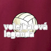 Volejbalová legenda - bílé písmo