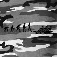 Evoluce veslování 3 lidi