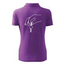 Klíče a ruka jedním tahem