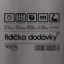Čárový kód - řidička dodávky