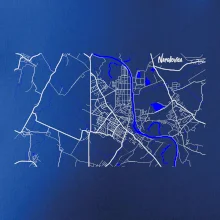 Neratovice - Mapa s vodními toky