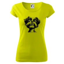 Černobílá karikatura Ši-tzu