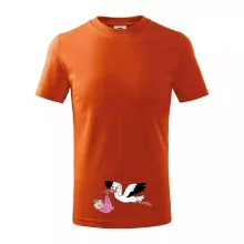 Čáp a miminko - holka (Hana-creative)