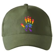 LGBT hand print