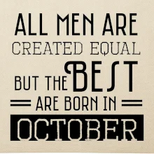 All men are created equal october