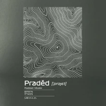 Praděd - vrstevnice v obdélníku