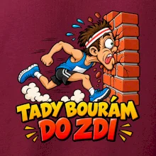 Maratonec tady bourám do zdi