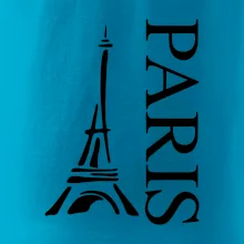 Paris nápis Eiffelovka na výšku Paris nápis Eiffelovka na výšku