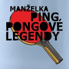 Manželka ping pongové legendy