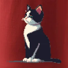 Mourovatá kočka pixel