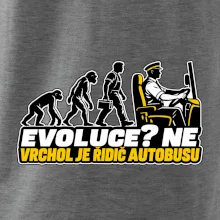 Evoluce vrchol je řidič autobusu