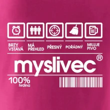 Čárový kód myslivec Čárový kód myslivec