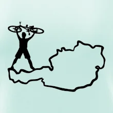 Cyklista - Mapa Rakouska