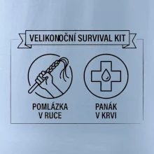 Velikonoční survival kit Pomlázka v ruce, panák v krvi
