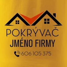 Tričko pro pokrývače - Dvě střechy