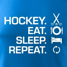 Pozemní hokej eat sleep repeat