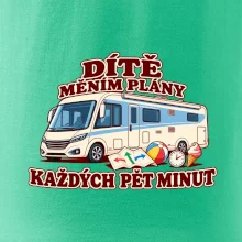 Dítě měním plány každých pět minut integrovaný obytňák
