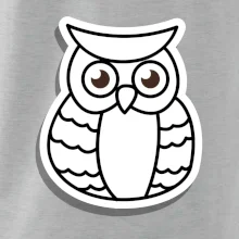 Sova kreslená na prsu