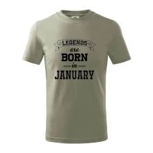Legends are born in January