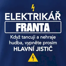 Jméno - Elektrikář - hlavní jistič