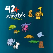Tričko + 42 nažehlovacích zvířátek