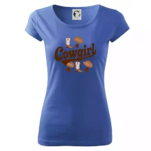 Cowgirl nápis a oblečení