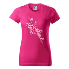 Lezecká stěna jedním tahem