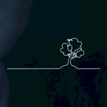 Strom s ptáčkem linka