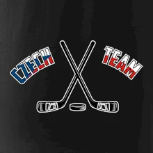 Czech team - hokejky a puk
