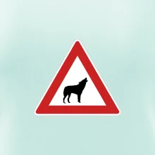 Dopravní značka - Pozor vlk