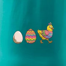 Evoluce vajíčka - velikonoce - slepice