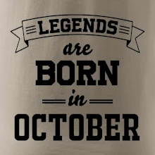 Legends are born in October