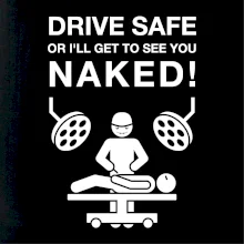 Jezdi bezpečně nebo tě uvidím nahého  (Hana-creative)