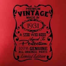 Vintage Etiketa - 1931