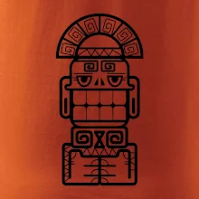 Mayové - socha se zuby