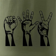 Kámen nůžky papír černé