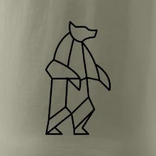 Geometrie lední medvěd stojící