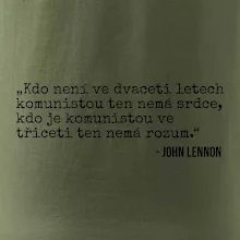 Kdo není ve dvaceti letech komunistou....