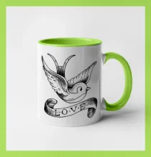 Love holubice - kreslená