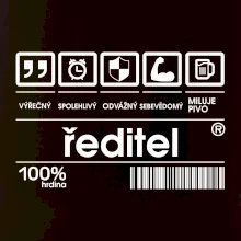 Čárový kód - Ředitel