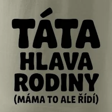 Táta - hlava rodiny  (máma to,  ale řídí)