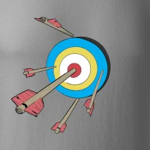 Šípy v barevném terči