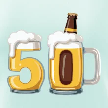 Padesátka v pivu s lahváčem