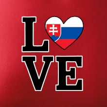 Love Slovenská vlajka